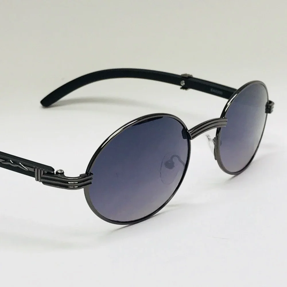Fashion Men Sunglasses Small Black Frame Rapper Shades Elegant Classic Retro New